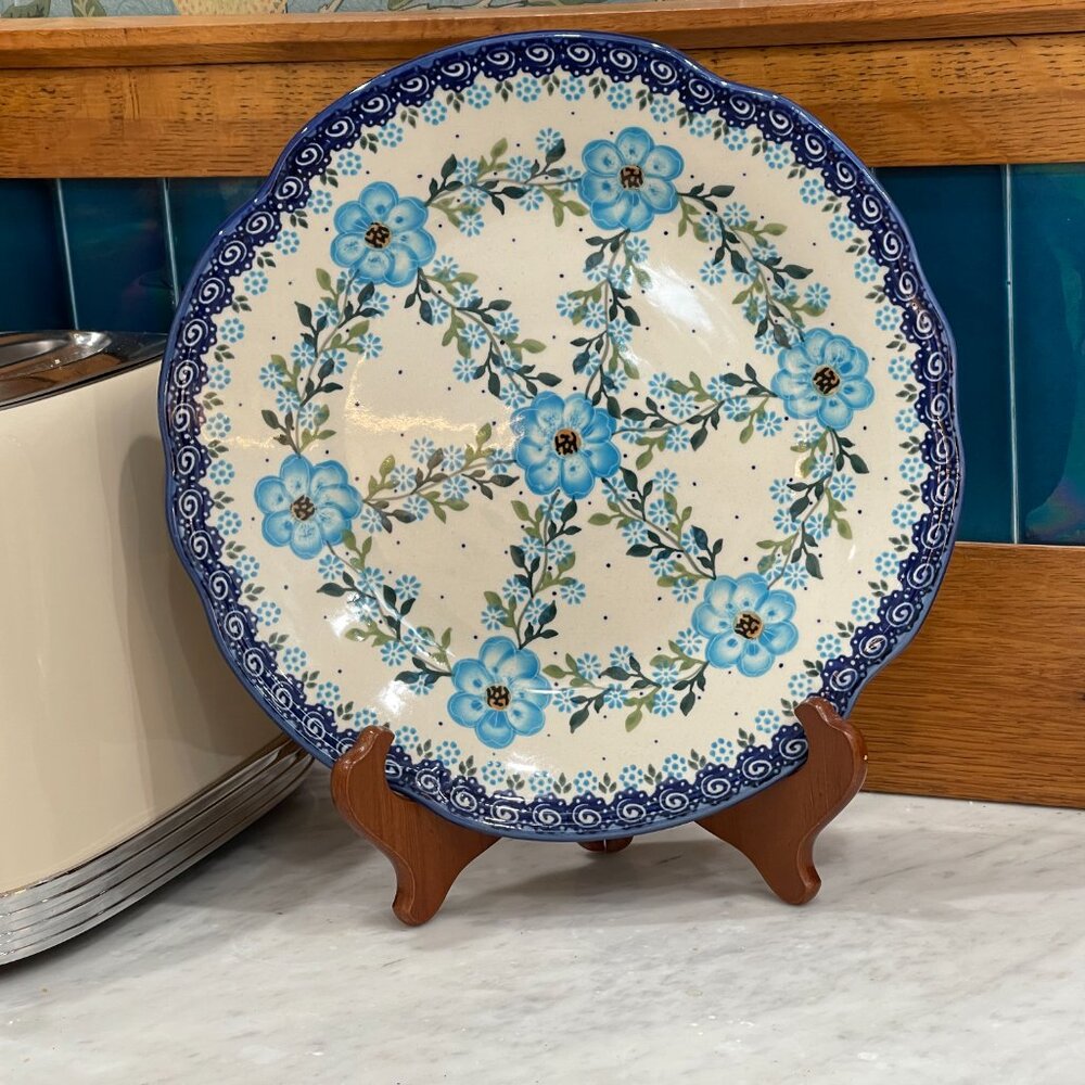 Gorgeous "Daphne" Floral Plate-Made in Poland-NEW - Picture 9 of 15